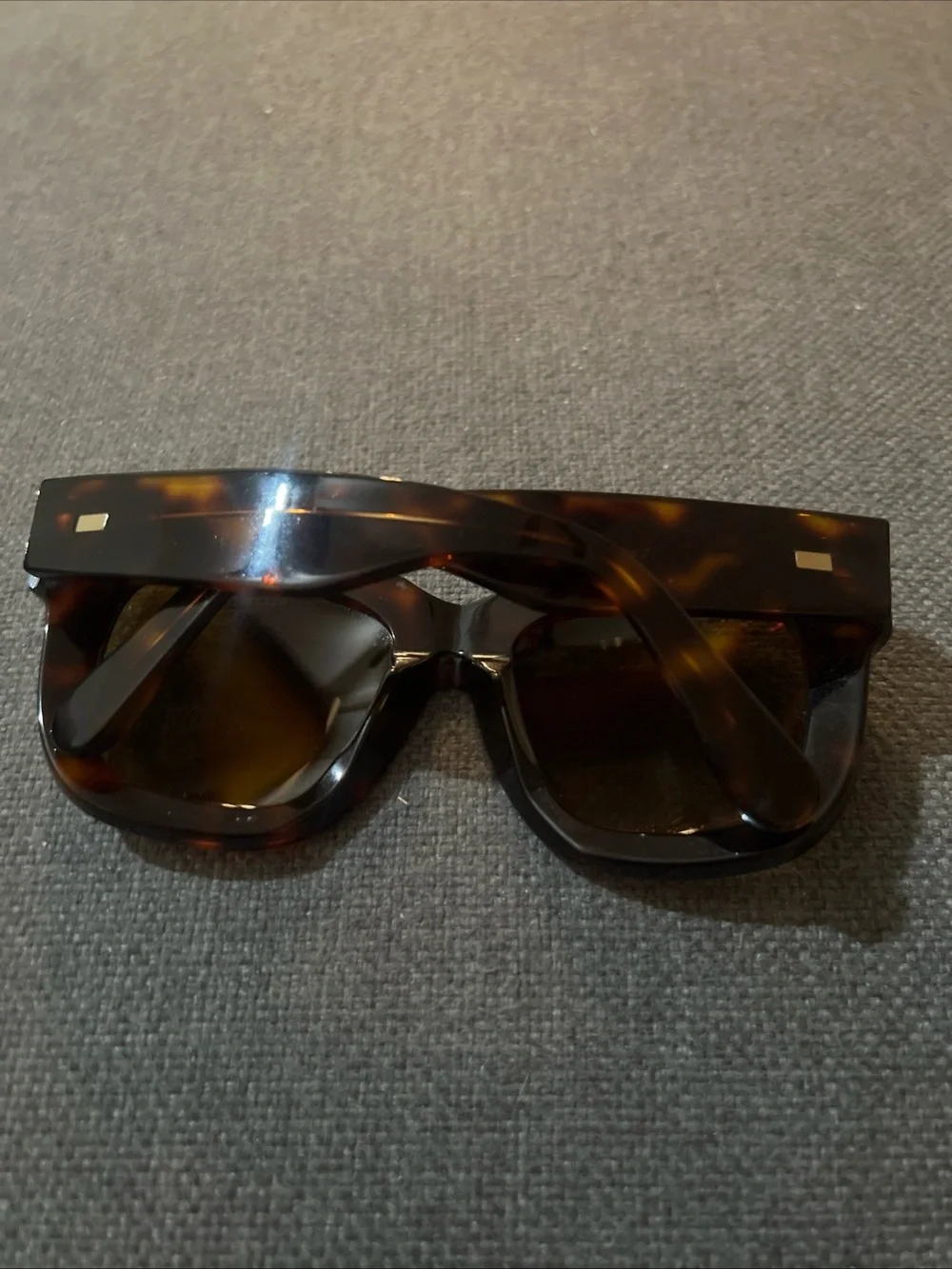Acne Studios “library” Oversized Tortoiseshell Sunglasses